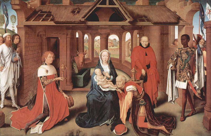 Hans Memling Anbetung der Konige oil painting image